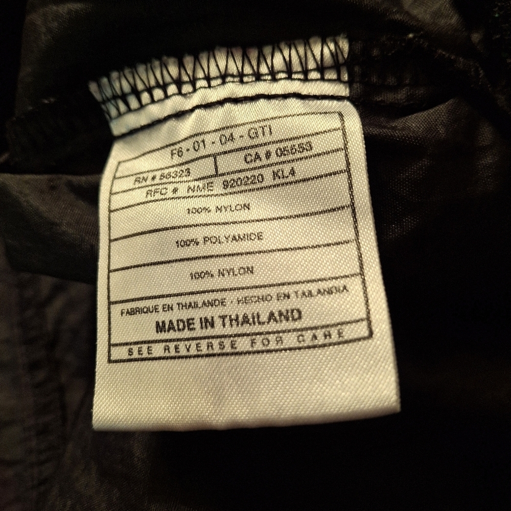 Vintage Nike Black Nylon Long Sleeve Pullover Windbreaker Top   Unisex Size XL - Picture 12 of 16